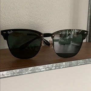 Ray Ban Blaze Clubmaster Gold